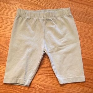 Kids Light Green Capri Shorts